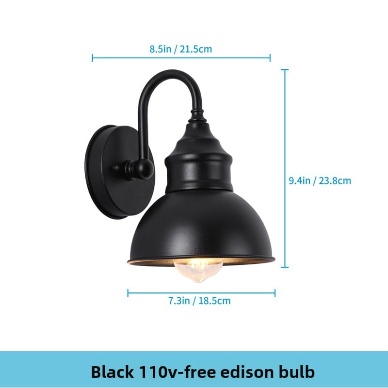 Outdoor courtyard wall lamps