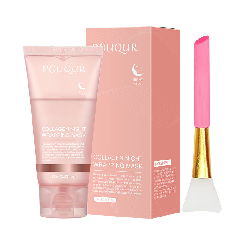 Collagen application peel-off mask