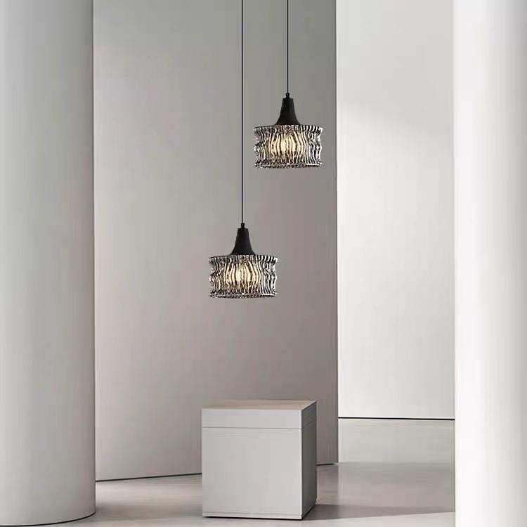 Modern and simple glass chandelier