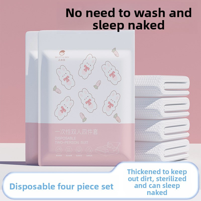 Disposable bed sheet pillowcases