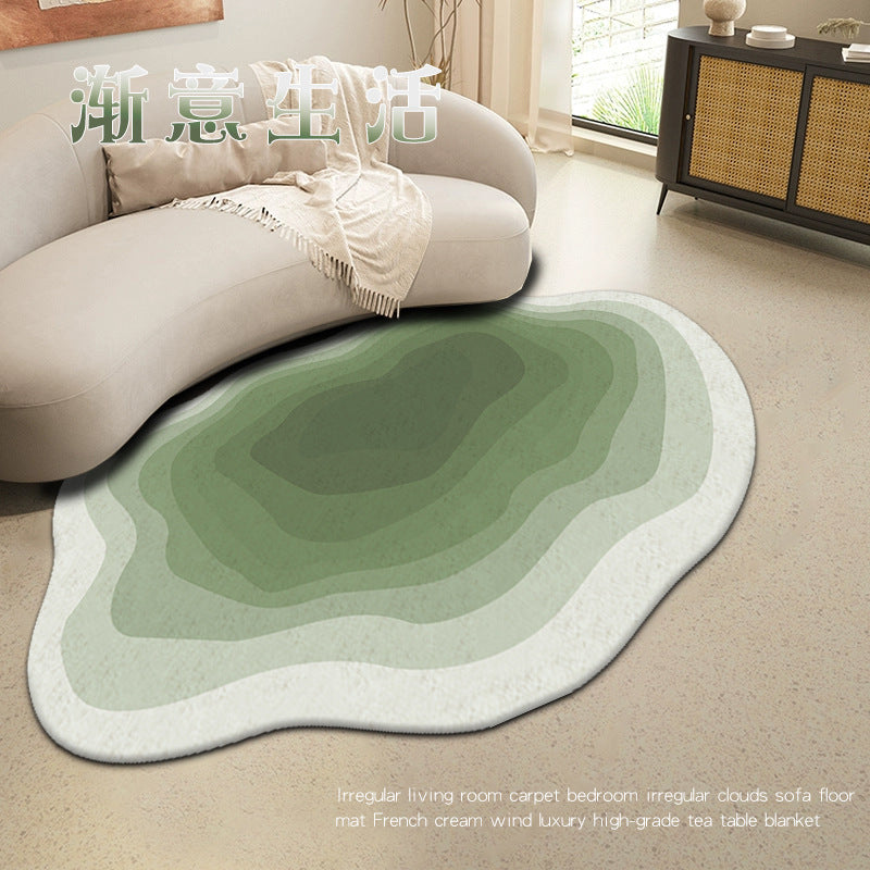 Sofa coffee table mat gradient floor mat