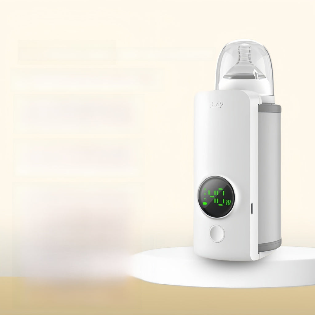 Wireless heating milk bottle insulation cover