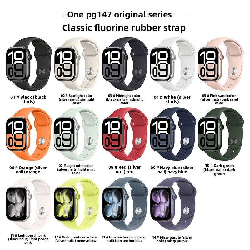 Apple Watch Fluororubber Strap