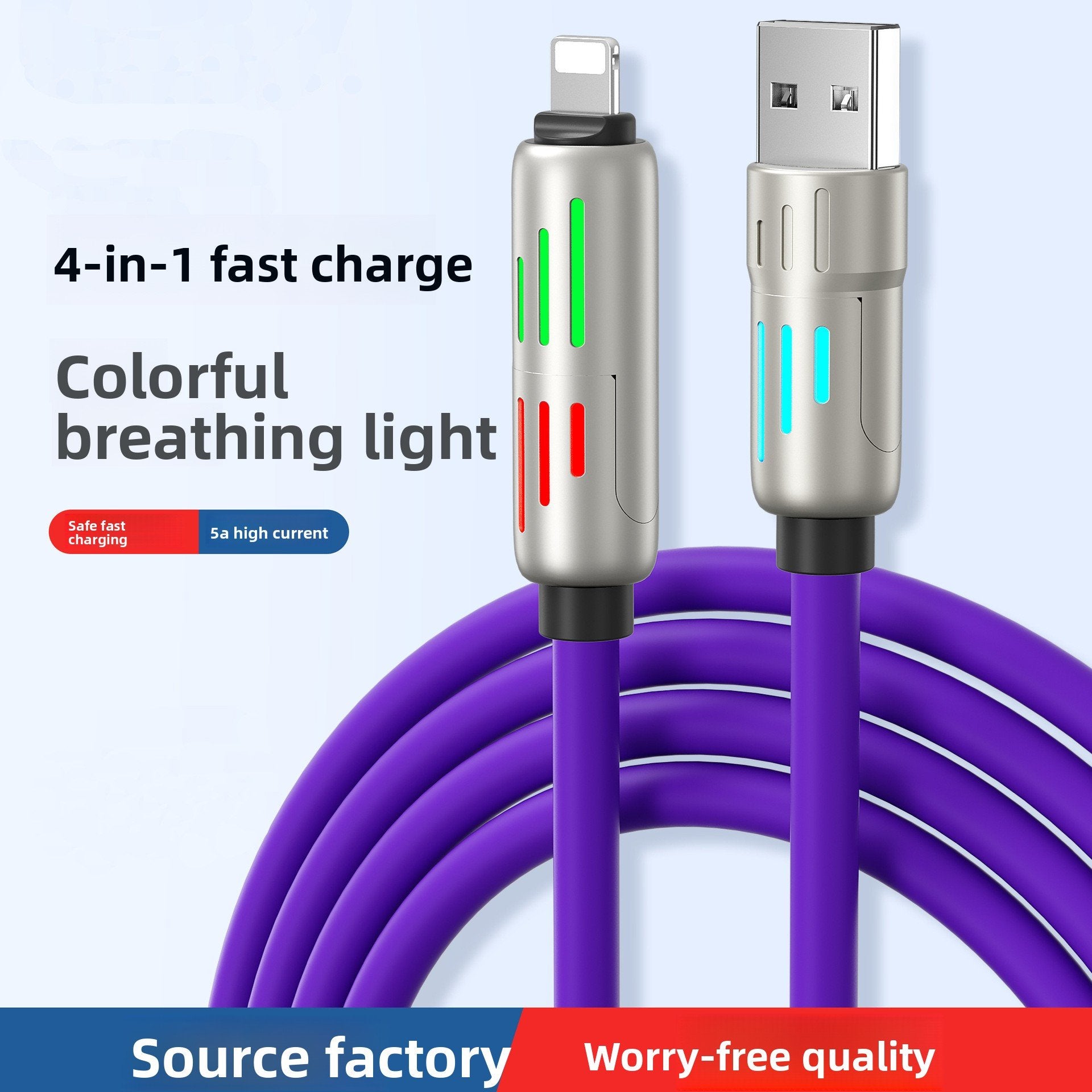 4-in-1 usb mobile phone data cable