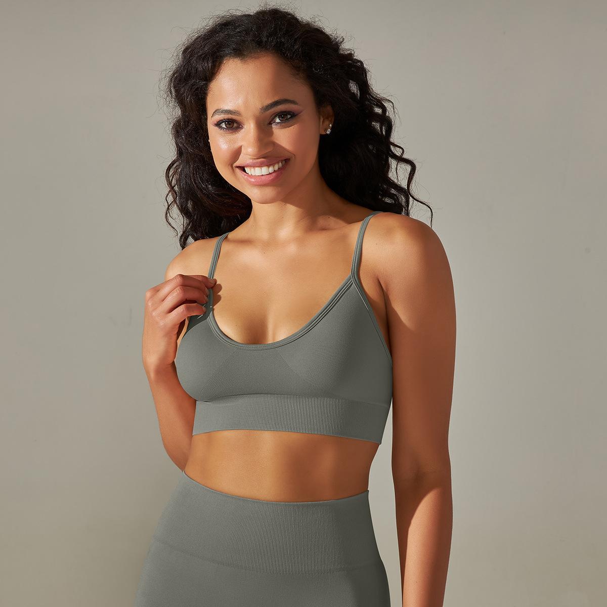 Seamless Quick-Drying Yoga Sports Bra for Women
