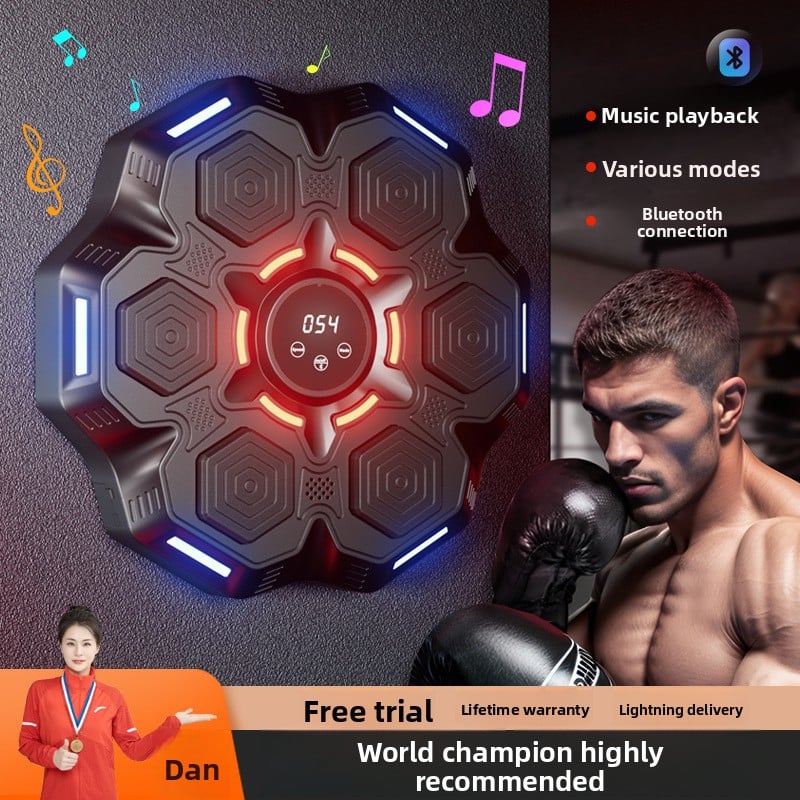 Bluetooth music boxing trainer
