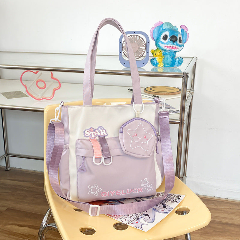 Crossbody bag, girl's handbag, large-capacity single-shoulder bag