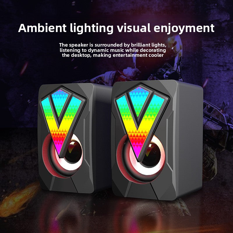 Computer speaker, desktop subwoofer, small amplifier