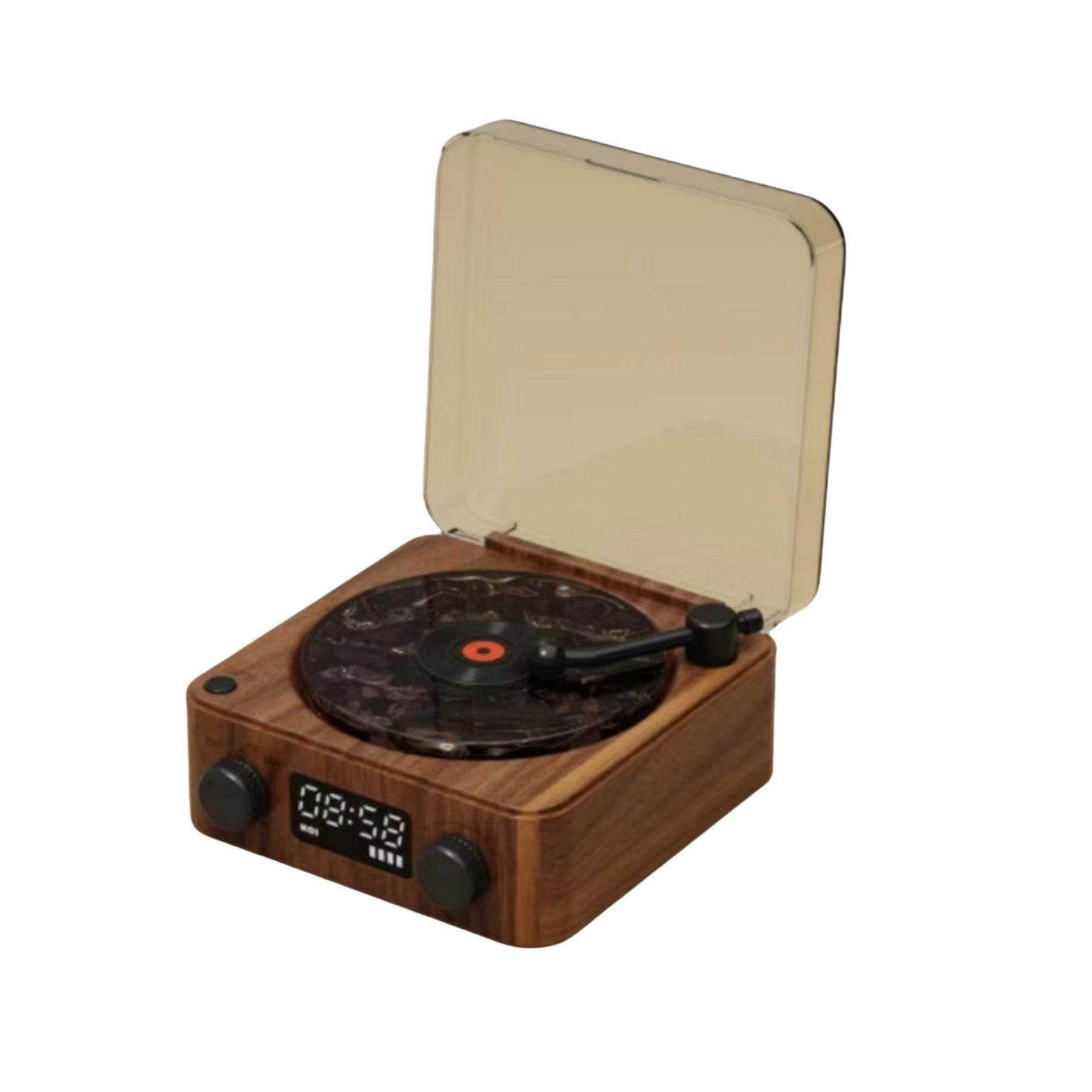 Wireless Clock Retro Bluetooth Small Speaker Projection