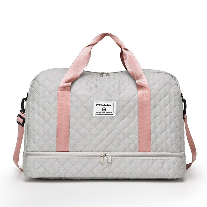 Checkered Sports Travel Bag