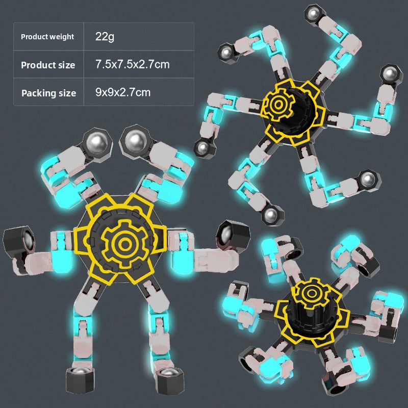 Flexible and Luminescent Gyroscope