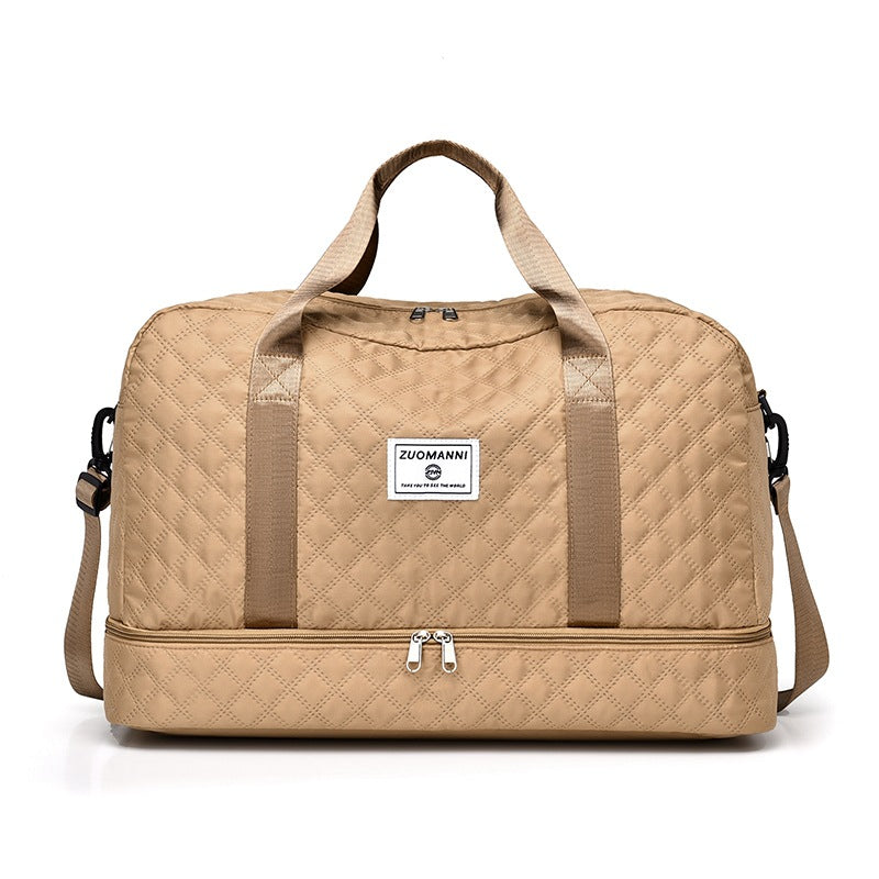 Checkered Sports Travel Bag