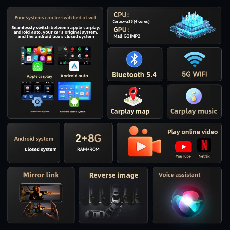 USB Dual-Line Mirror Screen